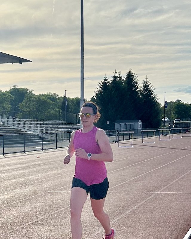 Kelsey W. at a race